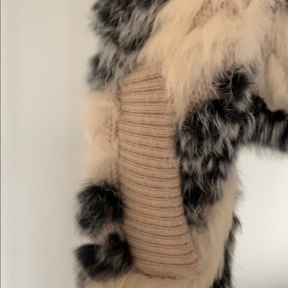 Marc by Marc Jacobs fur vest grey and beige - Picture 6 of 8